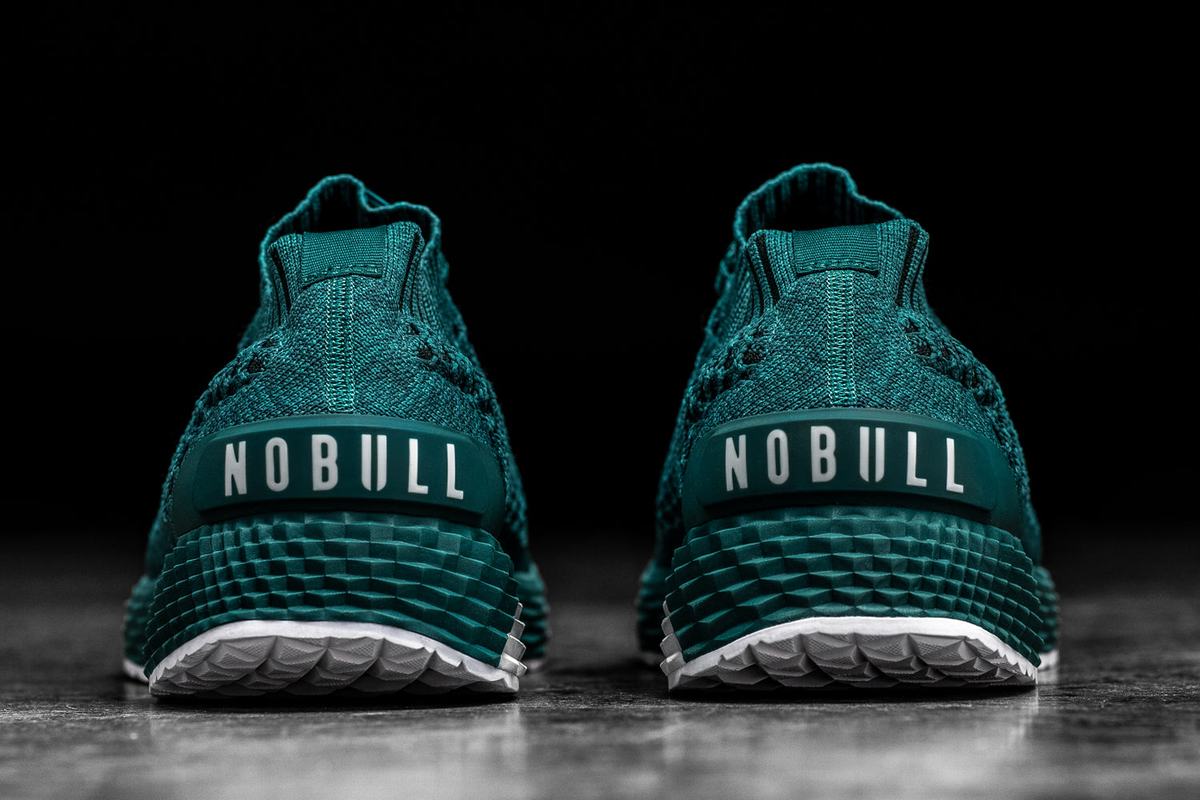 Nobull Knit Runner Women's Running Shoes Deep Turquoise | Australia (NX5462)